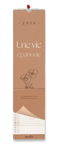 Calendrier Une vie épanouie - Calendrier avec cartes postales