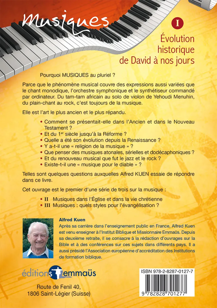 Musiques - vol. I, Évolution historique de David à nos jours