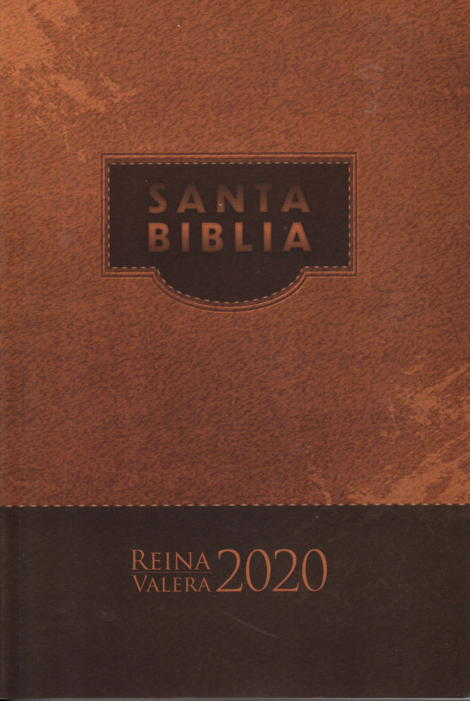 Espagnol, Bible RVR2020, brochée, marron - rústica marrón misionera 070