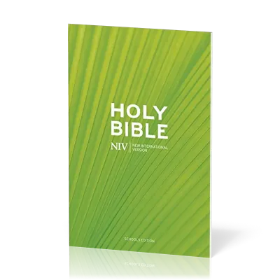 Anglais, Bible NIV, School's Edition - cartonnée
