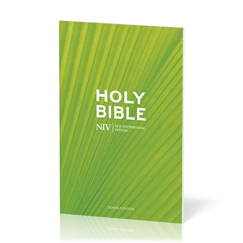 Anglais, Bible NIV, School's Edition - cartonnée