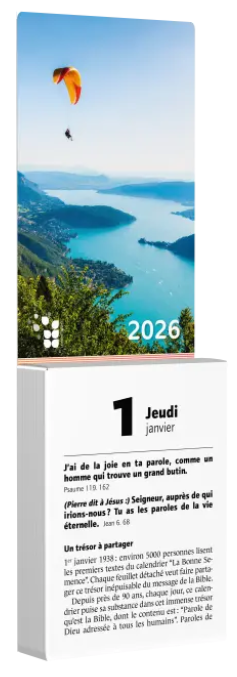 Calendrier La Bonne Semence - support pliant, à effeuiller