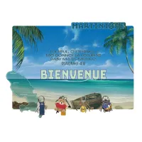 Cadre bois accroche-clés Martinique - « Toi seul, Ô Eternel !  Me donnes […] »