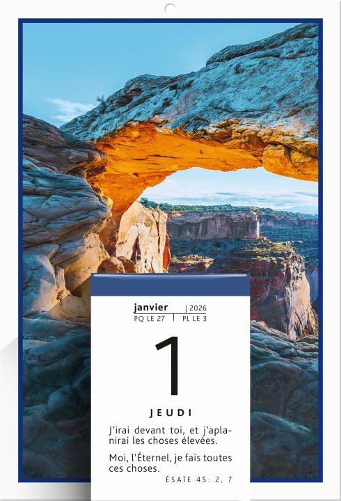 Calendrier Parole pour aujourd'hui - Éphéméride, à effeuiller