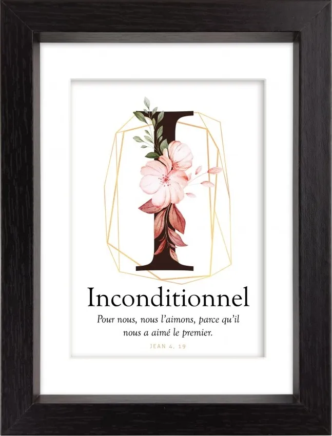 Mon cadre inspiration - I comme Inconditionnel