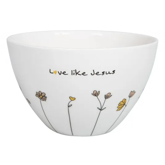 Bol à céréales « Love like Jesus »