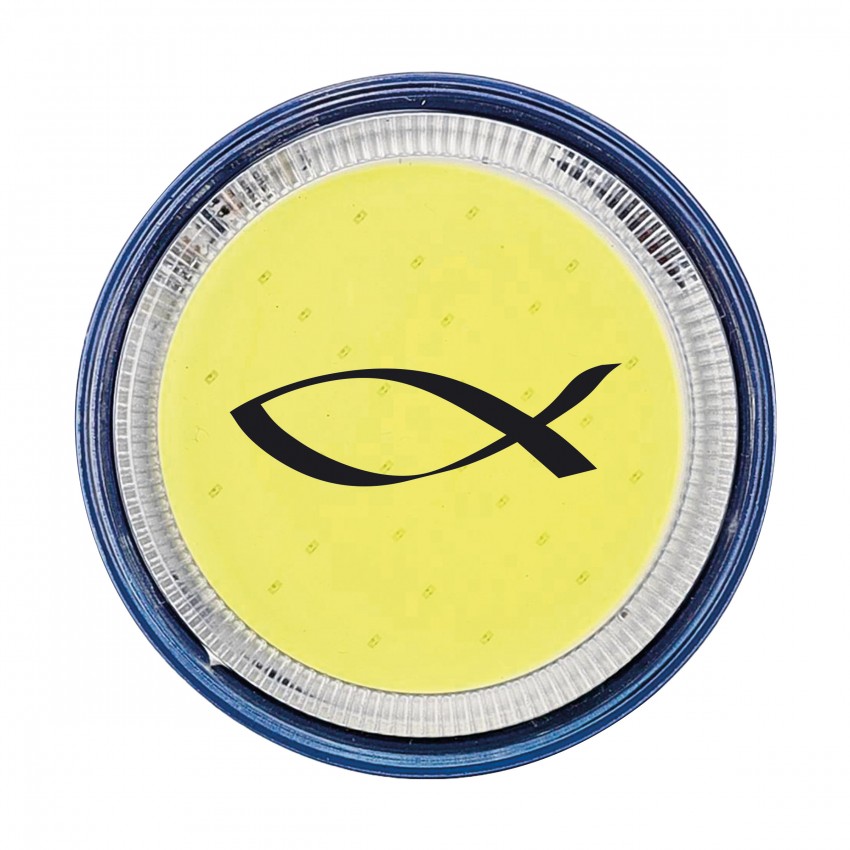 Mini-lampe Ichthus bleue