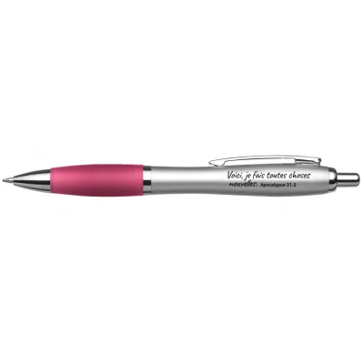 Stylo à bille - Mot d'ordre 2026, rose