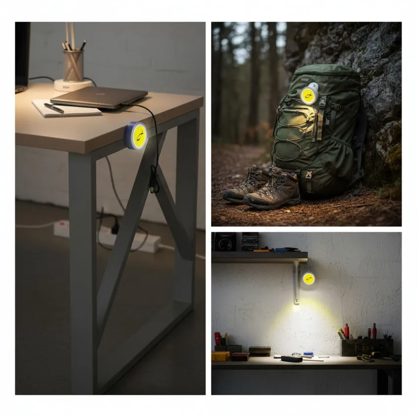 Mini-lampe Ichthus blanche