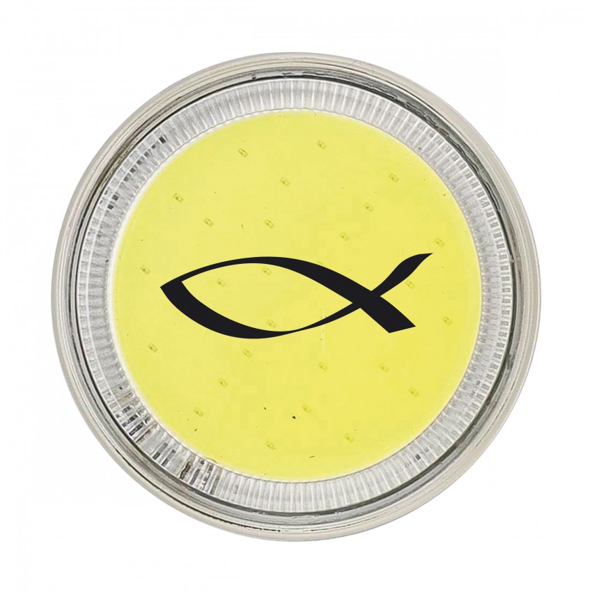 Mini-lampe Ichthus blanche