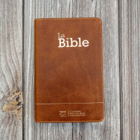 Bible Segond 21 compacte (Premium Style) - couverture souple, cuir brun, avec tranches dorées
