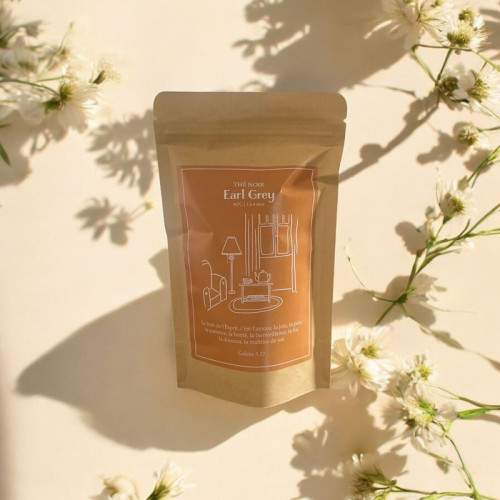Thé noir Earl Grey - Sachet 50G