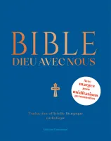 Bible Dieu avec nous, TOL - avec marges pour notes personnelles, rigide, bleue