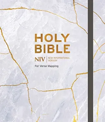 Anglais, Bible NIV, Verse Mapping Bible, Grey