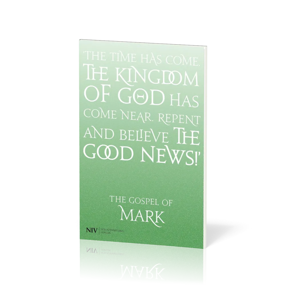 Anglais, Évangile de Marc NIV, vert - Gospel of Mark NIV