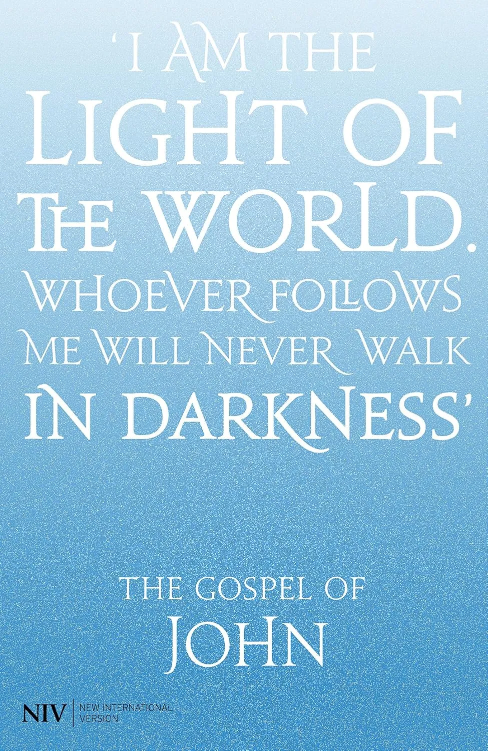 Anglais, Évangile de Jean, New International Version, NIV, bleu - Gospel of John NIV