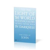 Anglais, Évangile de Jean, New International Version, NIV, bleu - Gospel of John NIV