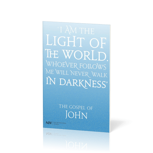 Anglais, Évangile de Jean, New International Version, NIV, bleu - Gospel of John NIV