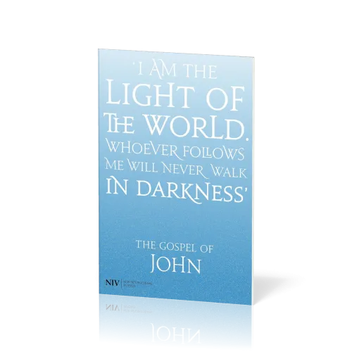 Anglais, Évangile de Jean, New International Version, NIV, bleu - Gospel of John NIV