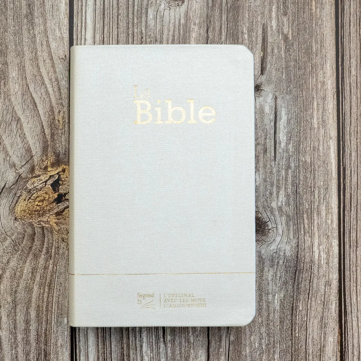 Bible Segond 21 compacte (Premium Style) - couverture souple toile blanche, avec tranches dorées...