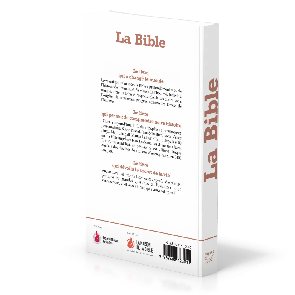 Bible Segond 21 - brochée, papier recyclé