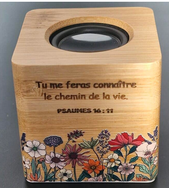 Mini-enceinte Bluetooth – Psaumes 16:11