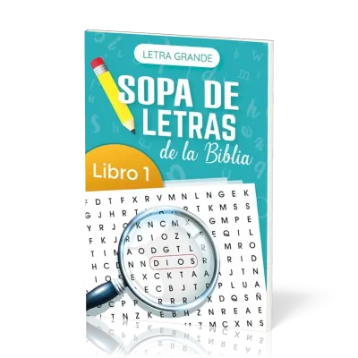 Sopa de letras de la Biblia (Letra grande) - Libro 1