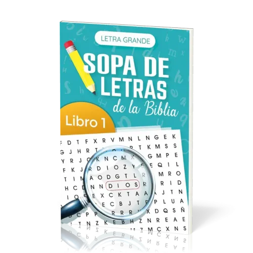 Sopa de letras de la Biblia (Letra grande) - Libro 1
