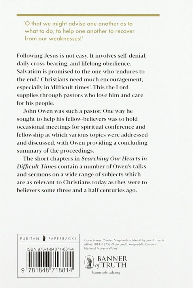 Searching Our Hearts in Difficult Times - Abridged and Made Easy to Read