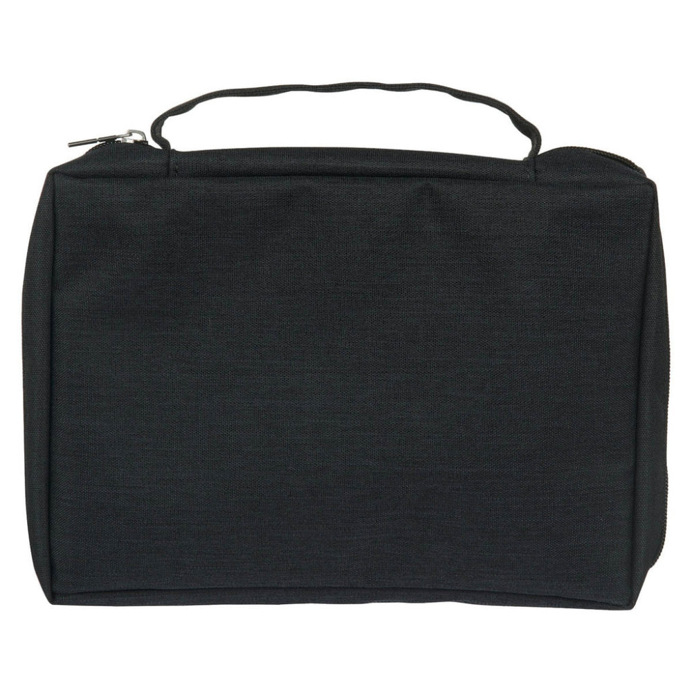 Pochette Bible, taille S, toile noire et ichthus