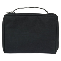 Pochette Bible, taille S, toile noire et ichthus