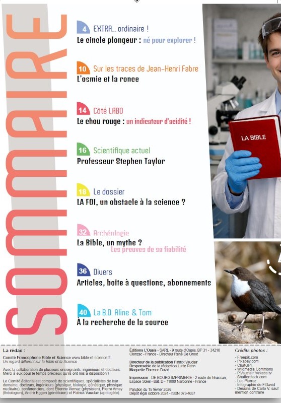 Bible et Science Junior, No 6 'La foi, un obstacle à la science ?' - Dès 11 ans