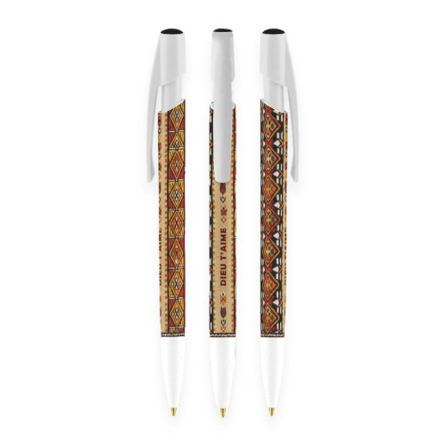 Stylo « Dieu t'aime » - collection Madagascar