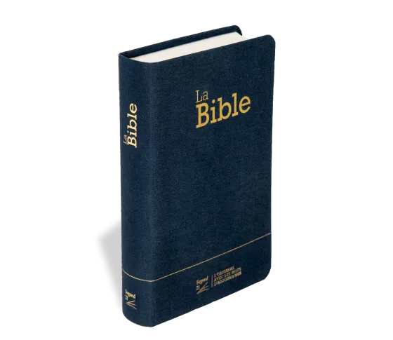 Bible Segond 21 compacte (Premium Style) - couverture souple toile bleu marine-anthracite
