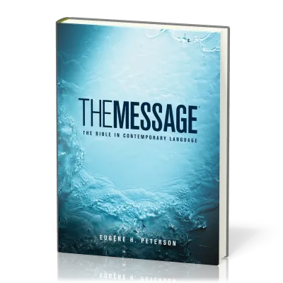 Anglais, Bible The Message, reliée, rigide, couverture illustrée