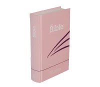 Bible Segond 21 compacte - Couverture rigide skivertex rose guimauve