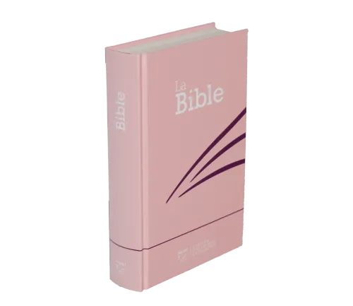 Bible Segond 21 compacte - Couverture rigide skivertex rose guimauve