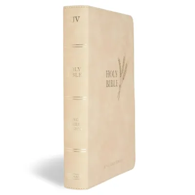 Anglais, Bible KJV, Reference, couverture toilée crème - KJV Giant Print Reference Bible, Cream...