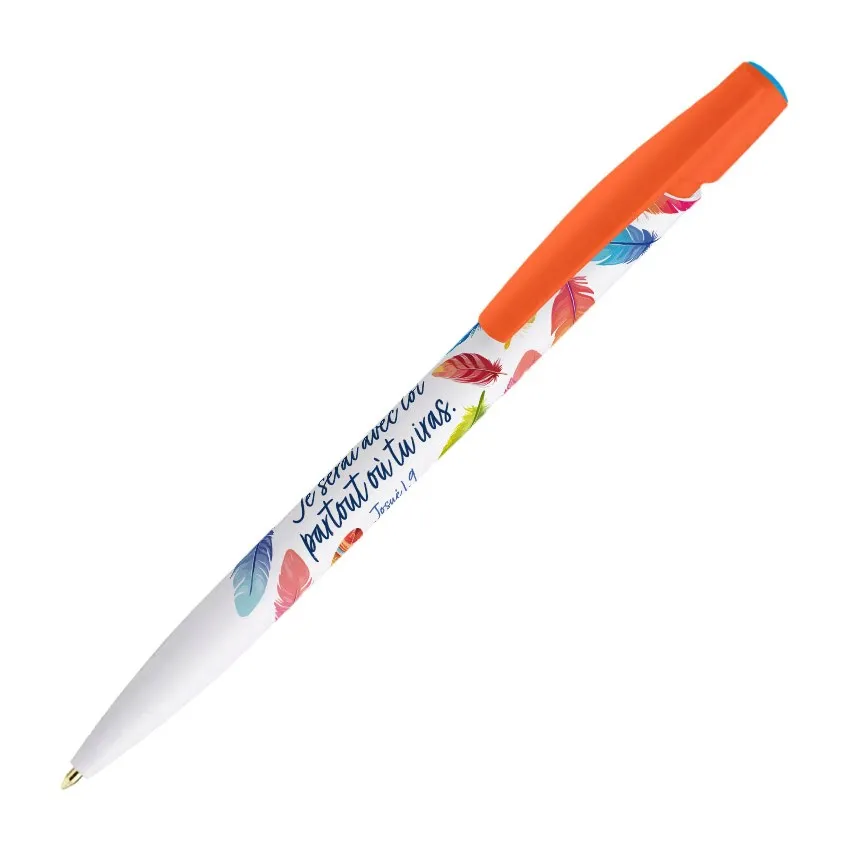 Stylo collection « Je serai avec toi » Josué 1.9
