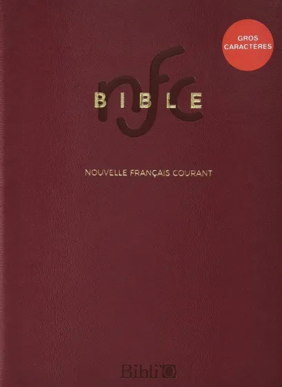 Bible Nouvelle Français courant, gros caractères - avec deutérocanoniques