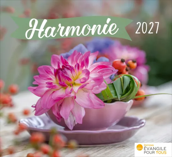 Harmonie - Mini calendrier de table