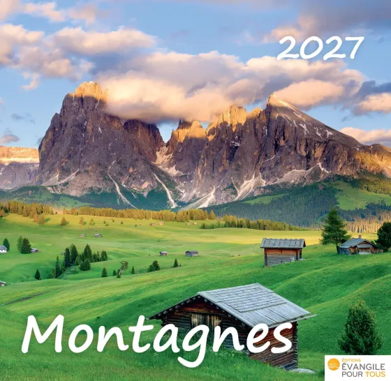 Montagnes, Merveilles de la création - Calendrier de table