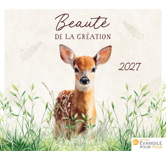 Beauté de la Création - Mini calendrier de table