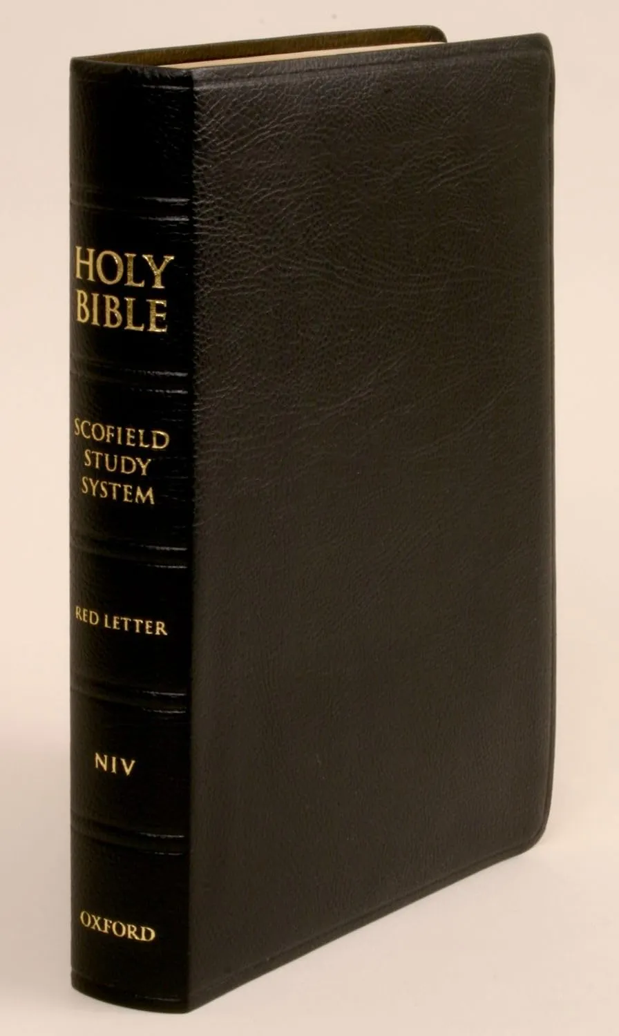 Anglais, Bible détude Scofield NIV, noire, reliée cuir luxe - NIV Scofield Study Bible III, Black...