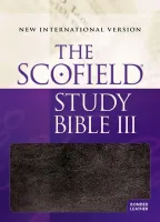 Anglais, Bible détude Scofield NIV, noire, reliée cuir luxe - NIV Scofield Study Bible III, Black...