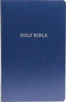 Anglais, Bible KJV, Gift & Award, similicuir, bleue - Leather-Look, Comfort Print, Red Letter