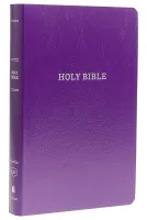 Anglais, Bible KJV, Gift & Award Bible, violette