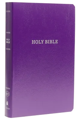 Anglais, Bible KJV, Gift & Award Bible, violette