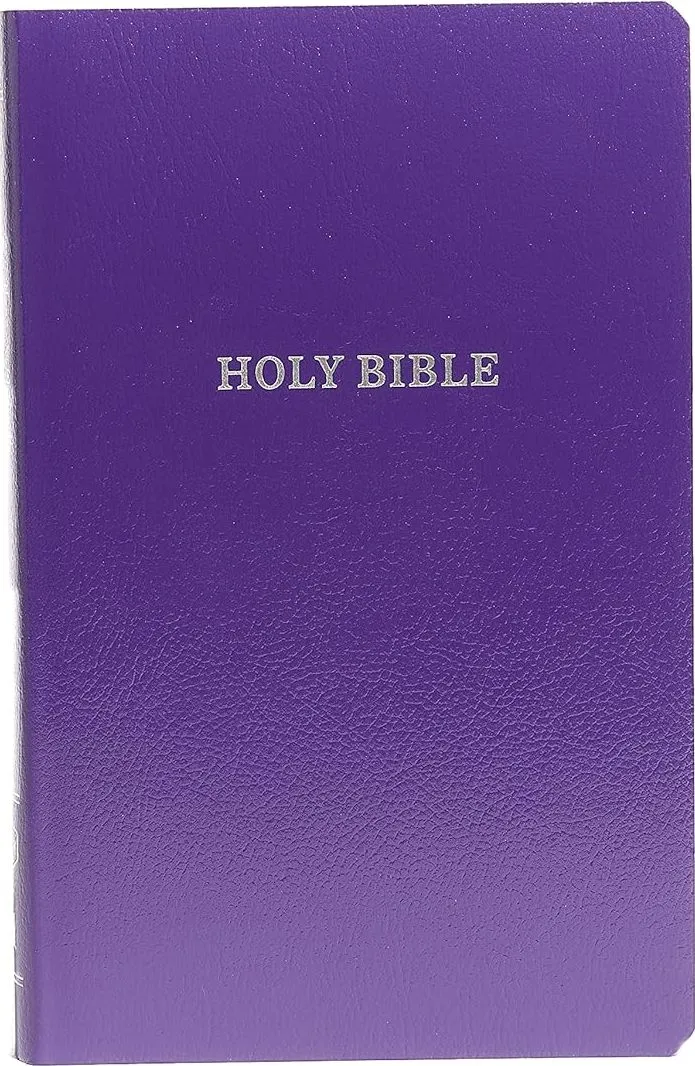 Anglais, Bible KJV, Gift & Award Bible, violette