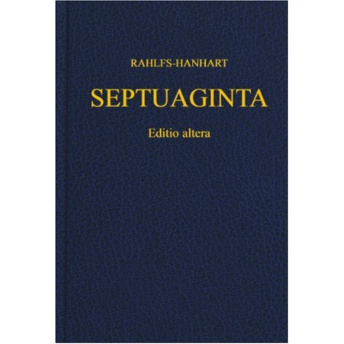 Grec ancien, Septuaginta - [Septante, texte grec de l'Ancien Testament]